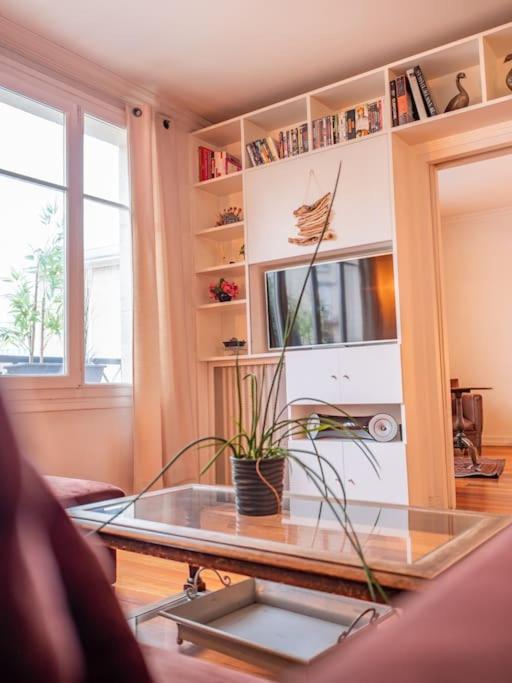 Tour Eiffel 10 Mins Bien Familial 3 Apartment Paris